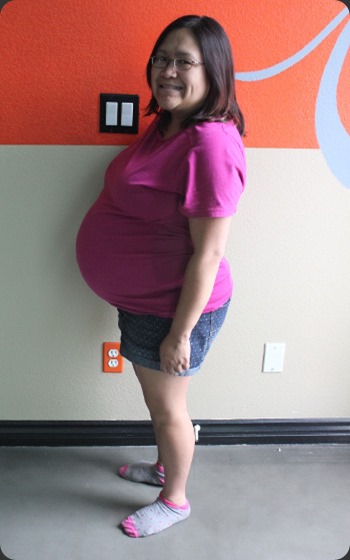 Jen is now 40 weeks pregnant!